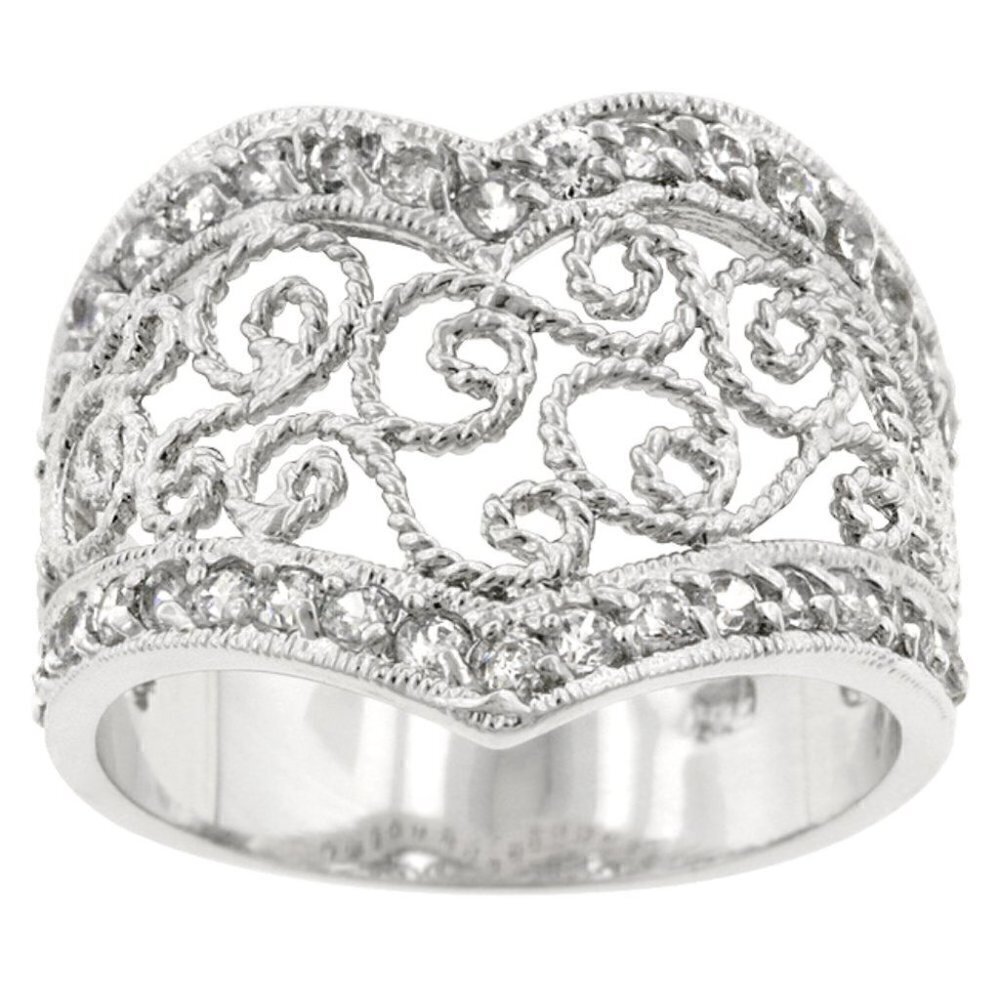 Heart Shaped Ring - Size 8